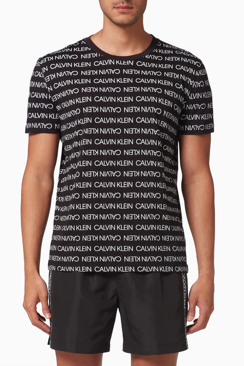 CALVIN KLEIN ALL OVER PRINTED T-SHIRT